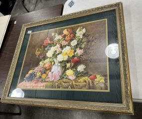 Framed Still Life Flower Bouquet Print