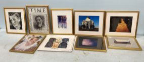 Group of Gold Framed Picture Frames