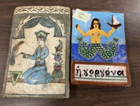 Painted Porcelain Plaques