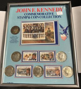 John F. Kennedy Commemorative Stamp & Coin Collection