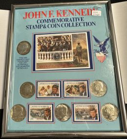 John F. Kennedy Commemorative Stamp & Coin Collection