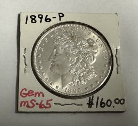 1886-P Morgan Silver Dollar