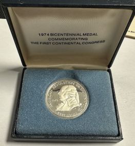 1974 Bicentennial Medal John Adams