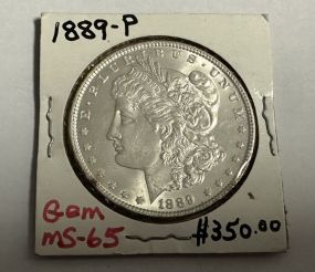 1889-P Morgan Silver Dollar