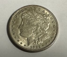 1921-S Morgan Silver Dollar