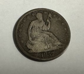 1857-O Seated Liberty Half Dollar