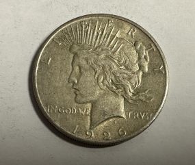 1926 Peace Liberty Silver Dollar