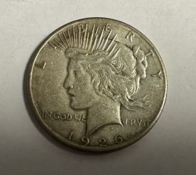 1926 Peace Liberty Silver Dollar