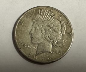 1926 Peace Liberty Silver Dollar
