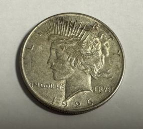 1926 Peace Liberty Silver Dollar