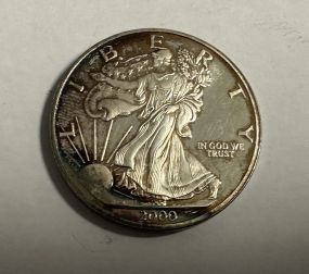 2000 Walking Liberty Silver Dollar