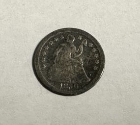 1850-O Sitting Liberty One Dime