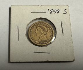 1898-S Five Dollar Gold Liberty