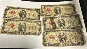 5-1928-D 2 Dollar Notes