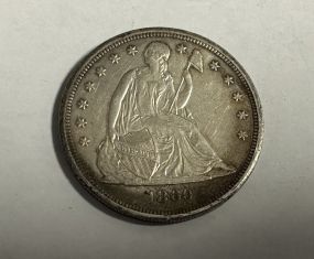 1860-0 Seated Liberty Dollar