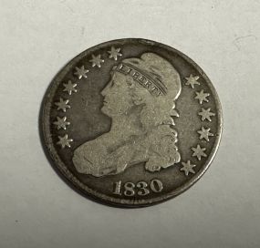 1830 Capped Bust Half Dollar