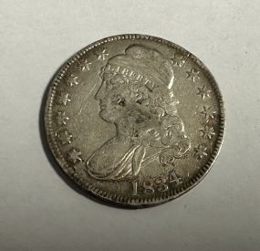 1834 Capped Bust Half Dollar