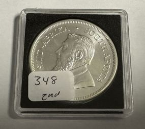 South African Silver Krugerrand 1 oz Fine Silver 2023