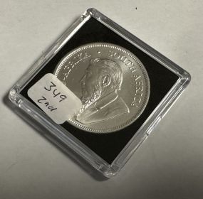 South African Silver Krugerrand 1 oz Fine Silver 2023