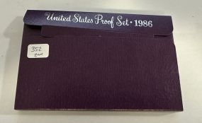 United States Proof Set 1986