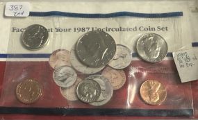 1987 Uncirculated Coin Set