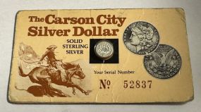 Miniature Carson City Dollars