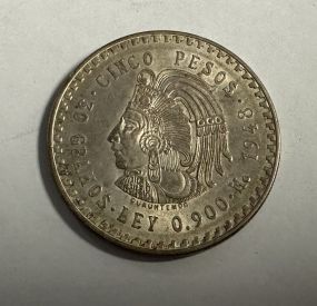 Mexico 1948 5 Peso UNC