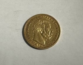 1883 German States Prussia 20 Gold Mark