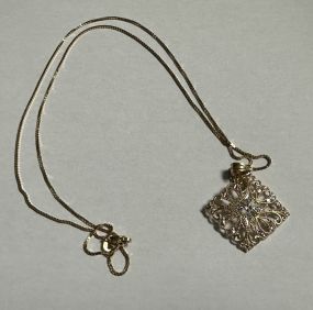 14K Pendent Necklace