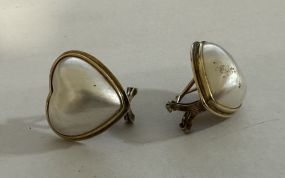 14K Pearl Ladies Earrings