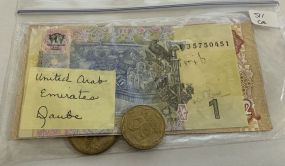 United Arab Emirates Daube Coinage and Note