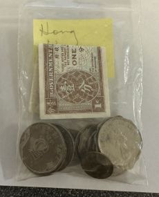 Collection of Hong Kong Coinage and Note