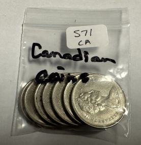 Group of Canadian Coins