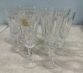 10 Waterford Lismore Wine Goblets