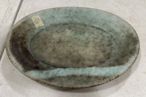Peter's Pottery Jade Oval Platter