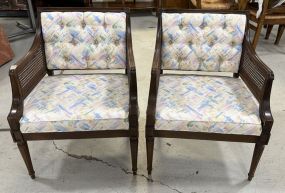 Pair of Mid Century French Provincial Arm Chairs