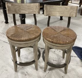 Pair of Lexington Twilight Bay Dalton Barstools