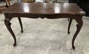 Early 20th Century Mahogany Queen Anne Console Table