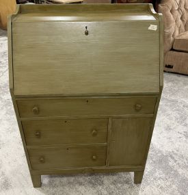 Painted Provincial Late 20th Century Bureau Desk