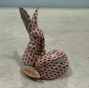 Herend Hand Painted Rabbits