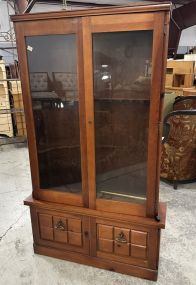 Late 20th Century Pine Gun Cabinet