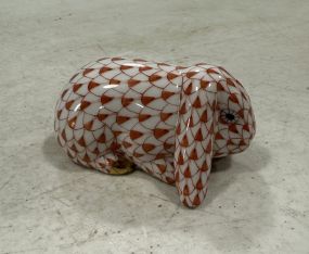 Herend Hand Painted Rabbit