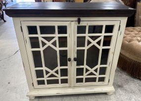 Modern Factory Painted Console Cabinet