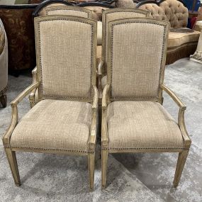 4 Hooker Furniture Mirage Arm Chairs