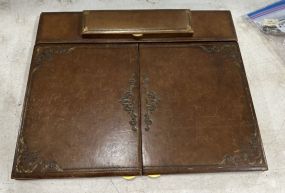 Vintage Leather Desk Set