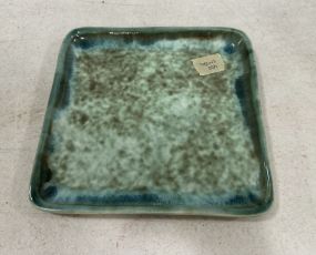 McCarty Pottery Jade Square Plate