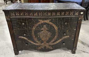 Modern Crackle Italian Design Chest