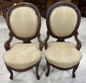 Pair of Victorian Style Parlor Chairs