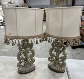Pair of French Style Decorative  Lamps