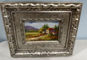 Signed Greaves Country Side Painting